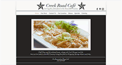 Desktop Screenshot of creekroadcafe.com