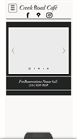 Mobile Screenshot of creekroadcafe.com